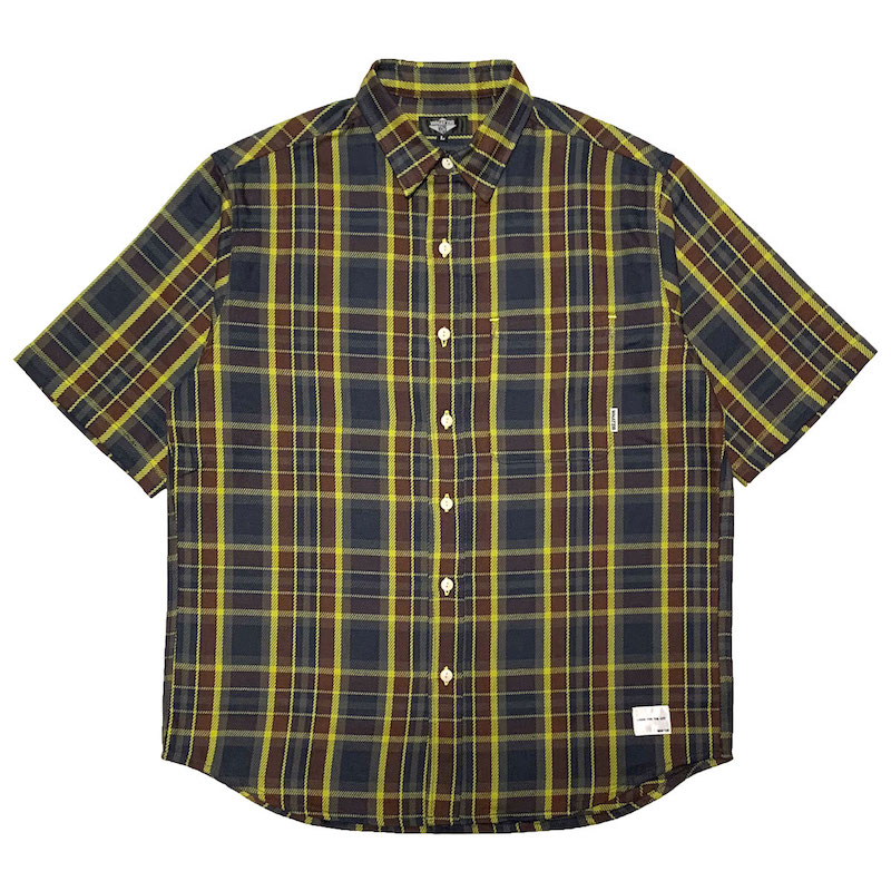 WHATZIS åȥ S/S PLAID SHIRT