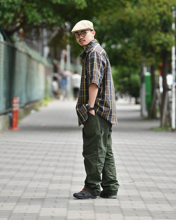 WHATZIS åȥ S/S PLAID SHIRT