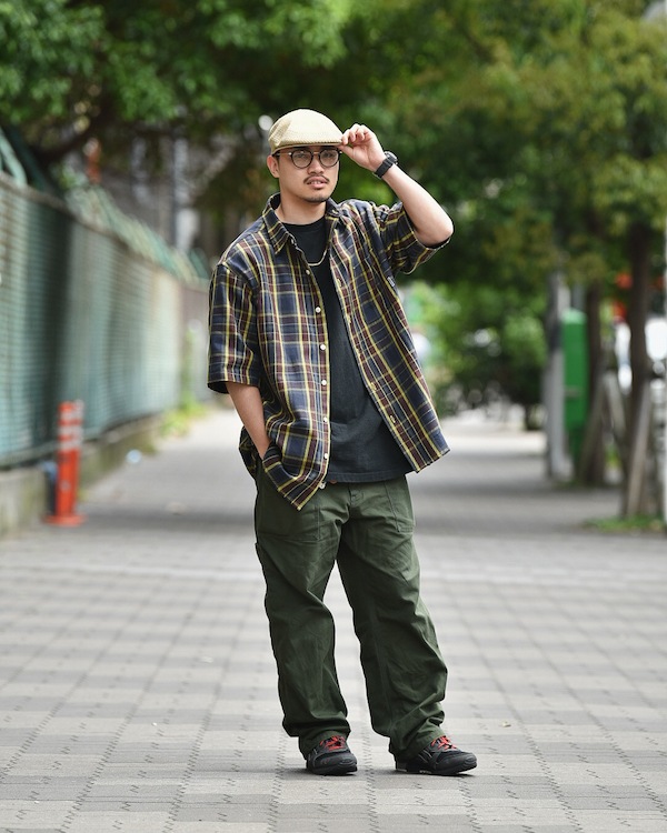 WHATZIS åȥ S/S PLAID SHIRT