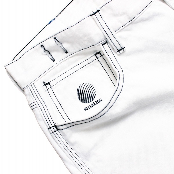 Hellrazor إ쥤 BAGGIE COLOR DENIM SHORTS