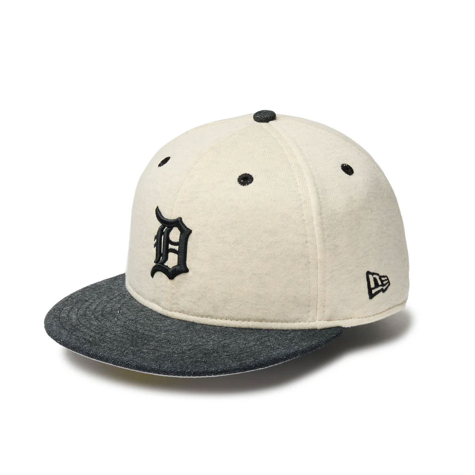 NEW ERA �˥塼���� 59FIFTY MLB Oatmeal Heather Detroit Tigers Oatmeal/Black Visor