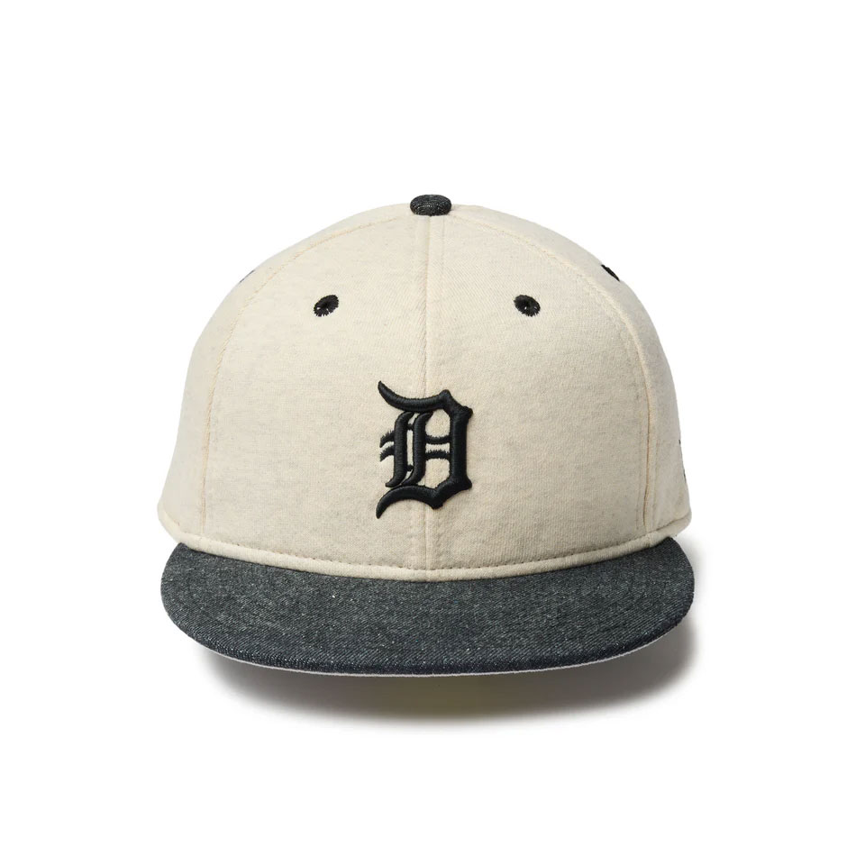 NEW ERA �˥塼���� 59FIFTY MLB Oatmeal Heather Detroit Tigers Oatmeal/Black Visor
