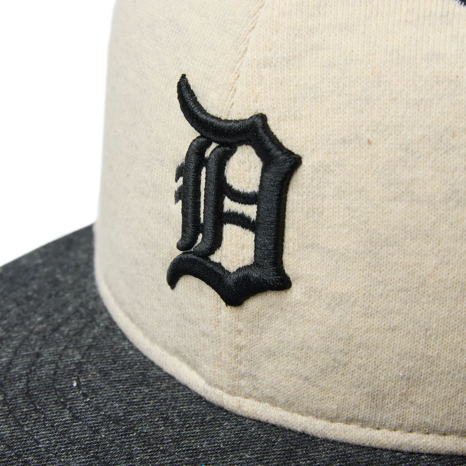 NEW ERA �˥塼���� 59FIFTY MLB Oatmeal Heather Detroit Tigers Oatmeal/Black Visor
