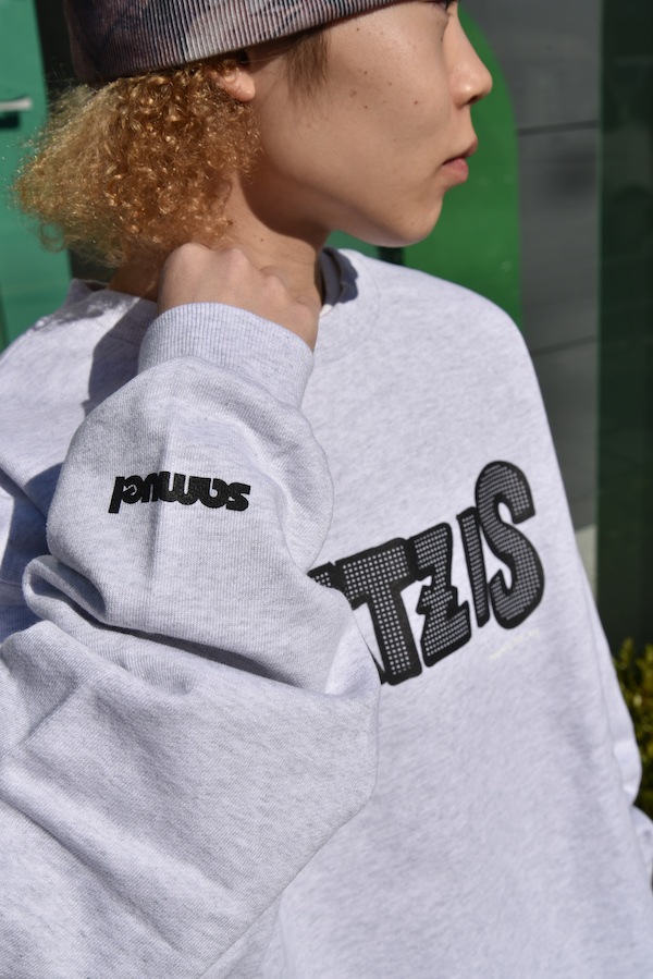 SAMUEL ���ߥ奨�� SAMUEL �� WHATZIS CREWNECK SWEAT SHIRT