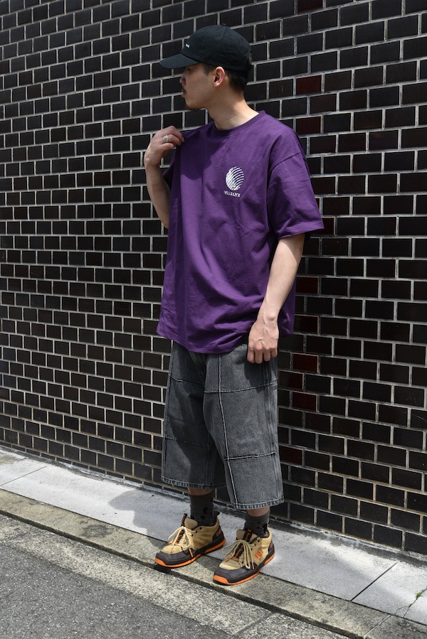 Hellrazor �إ�쥤���� BLOCK DENIM SHORTS "YANKEE"