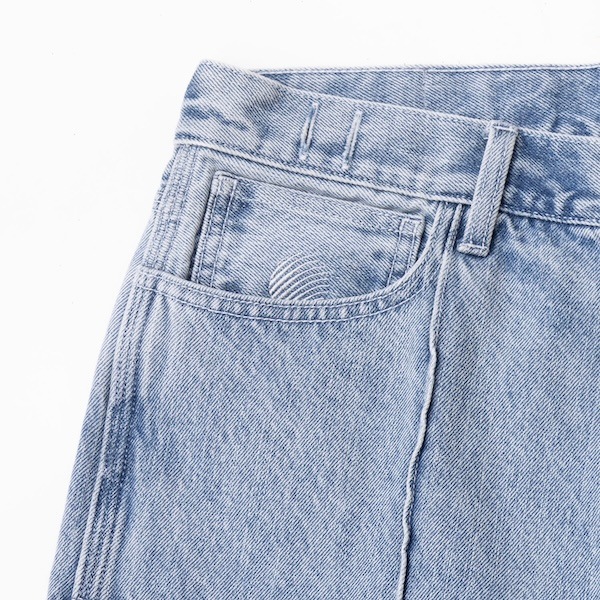 Hellrazor �إ�쥤���� BLOCK DENIM SHORTS "YANKEE"