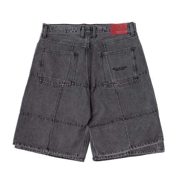 Hellrazor �إ�쥤���� BLOCK DENIM SHORTS "YANKEE"