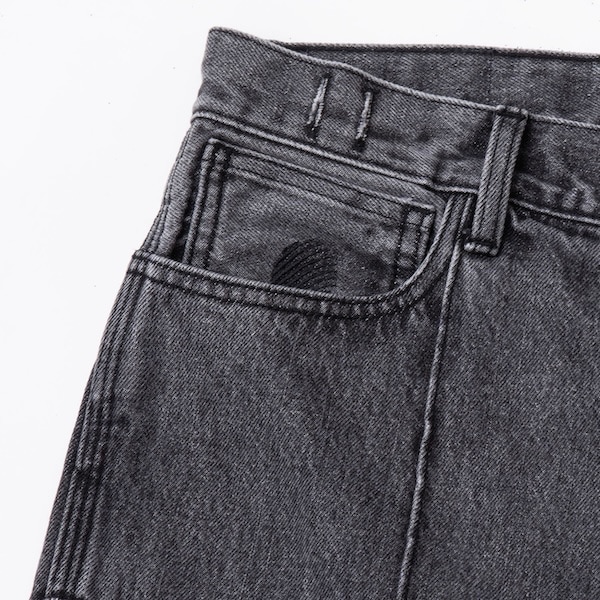 Hellrazor �إ�쥤���� BLOCK DENIM SHORTS "YANKEE"