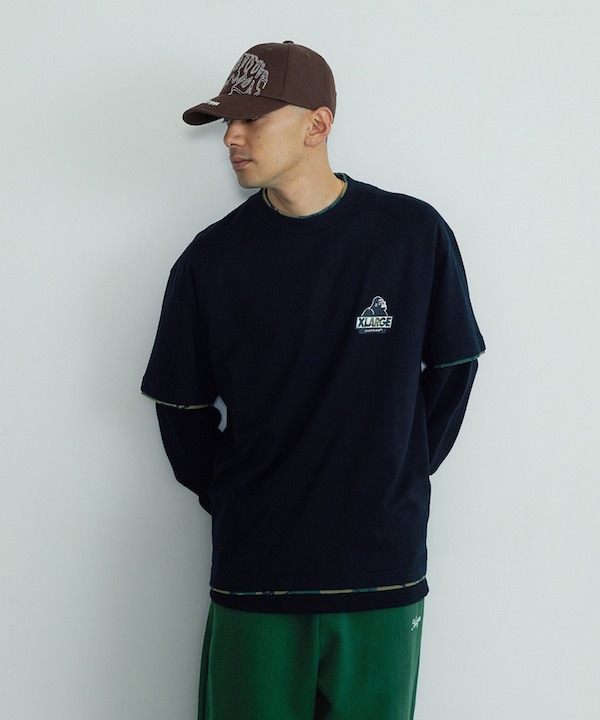 XLARGE �������ȥ�顼�� CAMO SLANTED OG S/S TEE