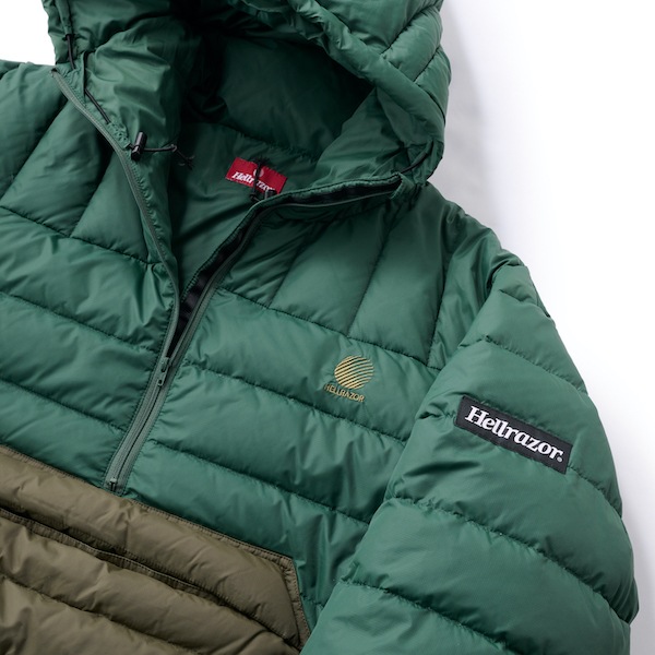 Hellrazor �إ�쥤���� LOGO PULLOVER HOODED DOWN JACKET