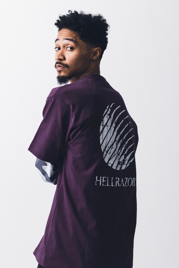 Hellrazor �إ�쥤���� CRACKED CORE LOGO SHIRT