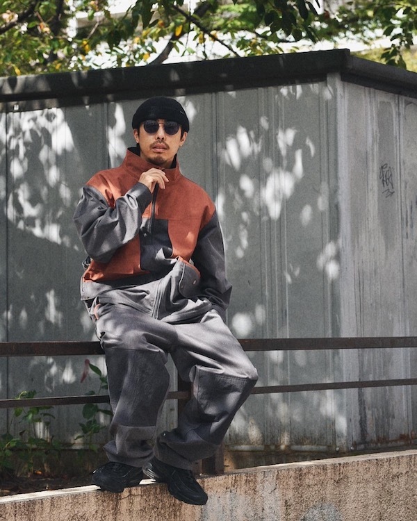 陰山織物謹製 Diaspora × Dickies Hunting Jacket Black - カバーオール