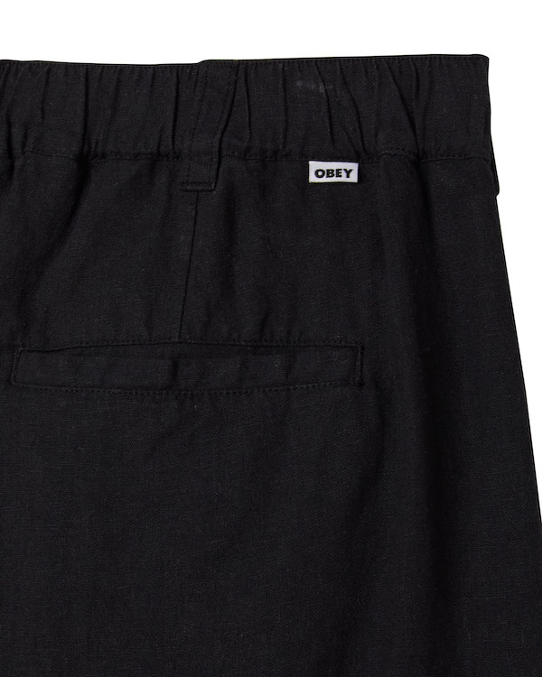 OBEY ���٥� Foster Pleated Linen Short