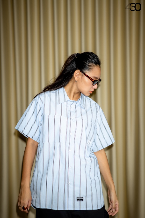 430 fourthirty �ե��������ƥ� S/S MULTIPAT SHIRT