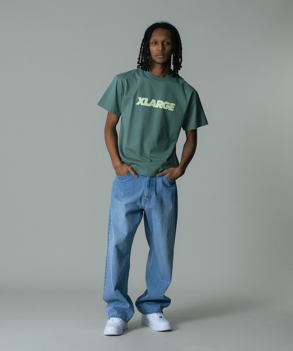 XLARGE �������ȥ�顼�� EMBROIDERED DENIM PANTS
