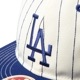NEW ERA ˥塼 RC 59FIFTY Flat Visor MLB Heritage Collection Los Angeles Dodgers Cooperstown Chrome Pinstripe/Dark Royal Visor
