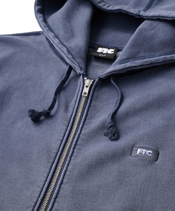 FTC ���եƥ������� PIGMENT DYED BOX LOGO ZIP UP HOODY