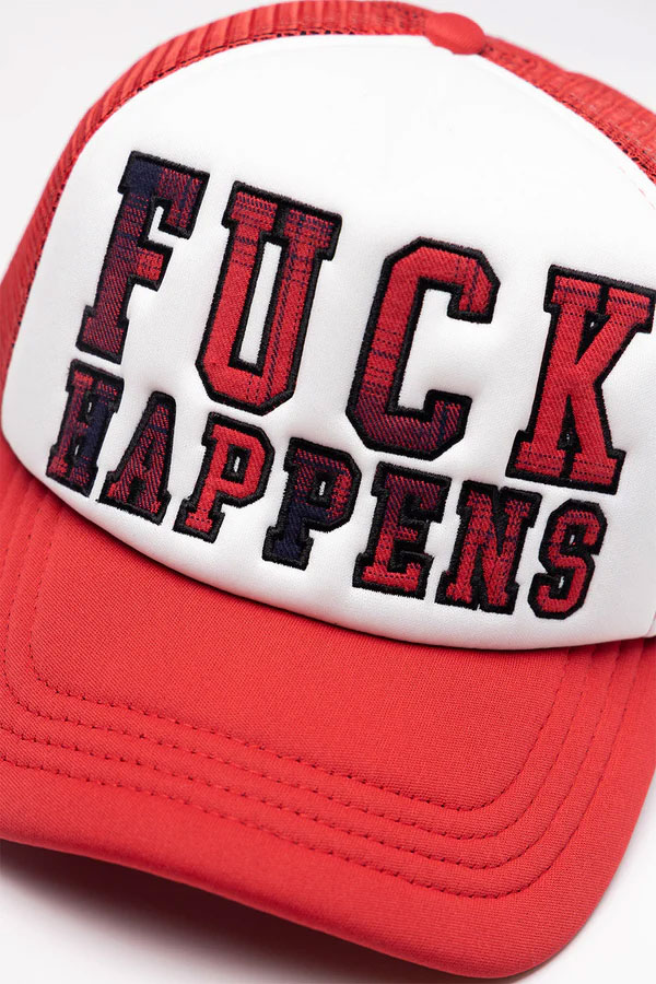 WOKE EDGE �����������å� Fuck Happens Mesh Cap