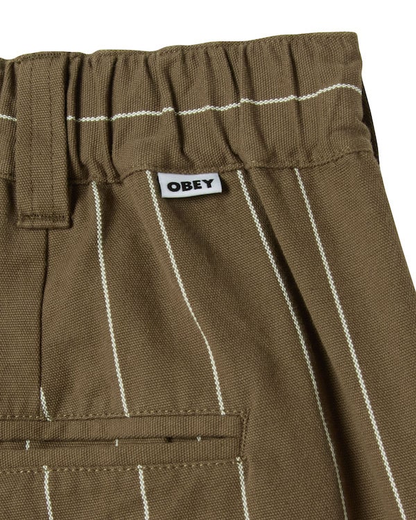 OBEY ���٥� Foster Stripe Pleated Short