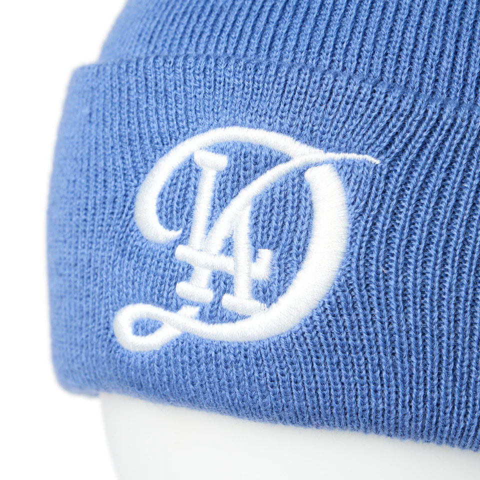 NEW ERA ˥塼 Basic Cuff Knit Los Angeles Dodgers City Connect Logo Indigo Blue