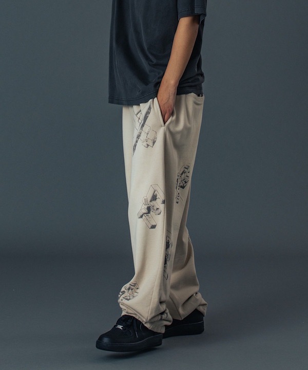 XLARGE �������ȥ�顼�� GEOMETRIC SWEAT PANTS