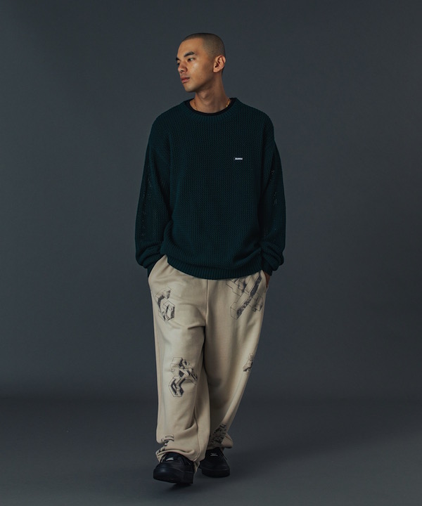 XLARGE �������ȥ�顼�� GEOMETRIC SWEAT PANTS