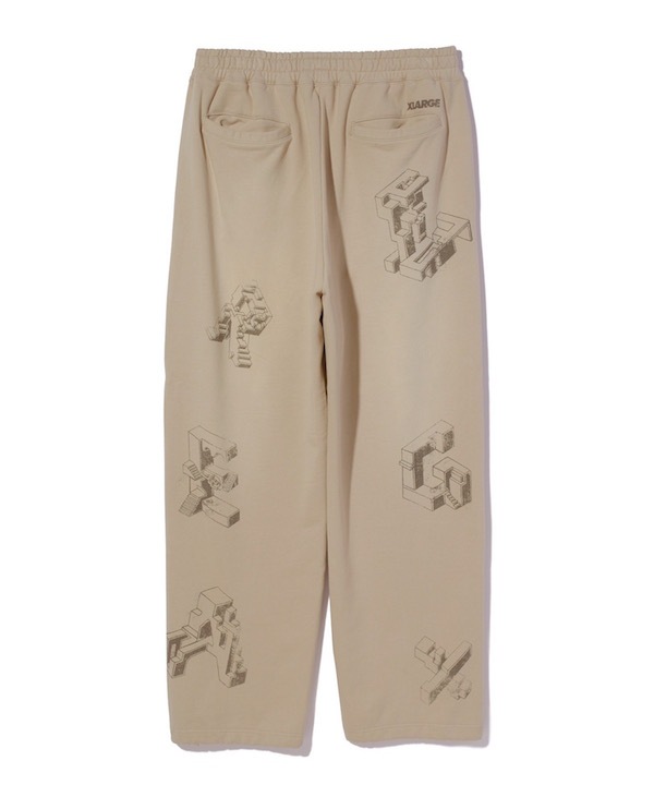 XLARGE �������ȥ�顼�� GEOMETRIC SWEAT PANTS