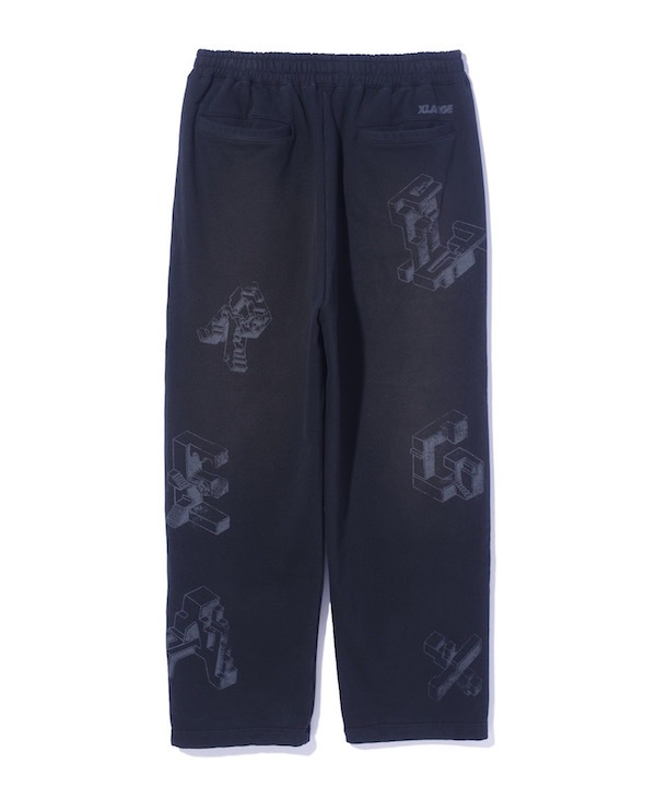 XLARGE �������ȥ�顼�� GEOMETRIC SWEAT PANTS