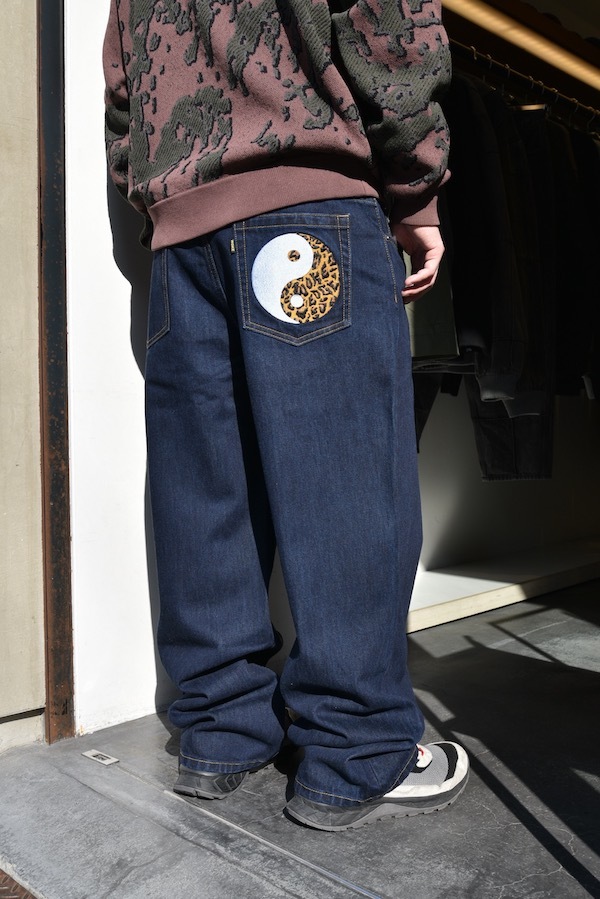 WOKE EDGE �����������å� Yin Yan Baggy Denim