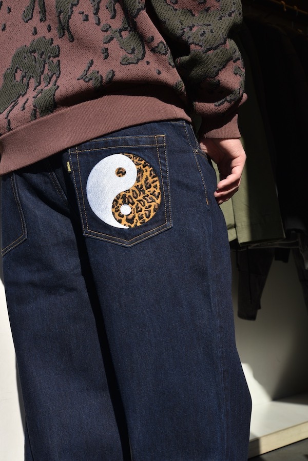 WOKE EDGE �����������å� Yin Yan Baggy Denim