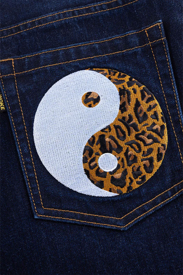 WOKE EDGE �����������å� Yin Yan Baggy Denim
