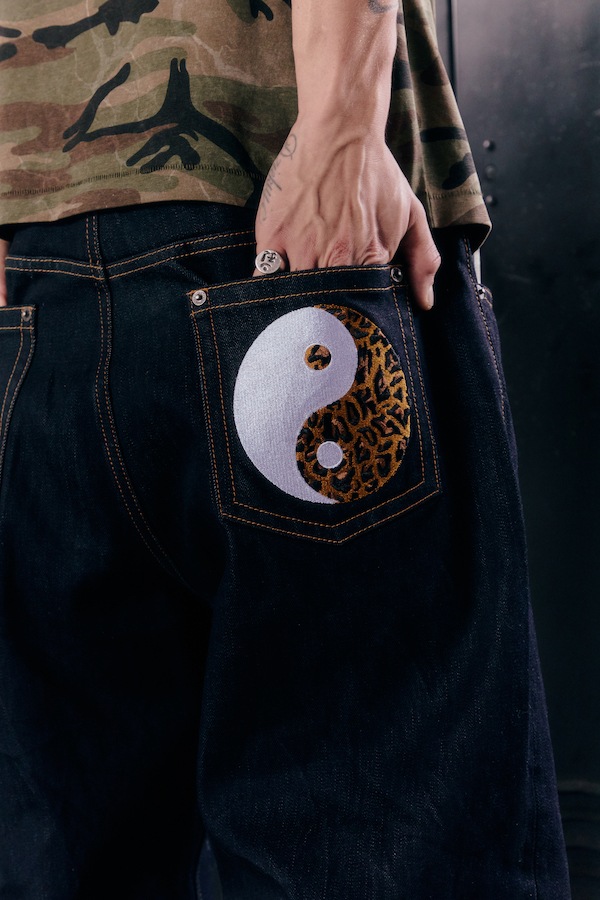 WOKE EDGE �����������å� Yin Yan Baggy Denim