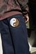 WOKE EDGE �����������å� Yin Yan Baggy Denim