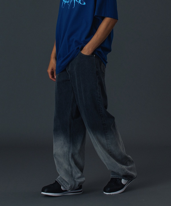 XLARGE �������ȥ�顼�� FADED DENIM PANTS