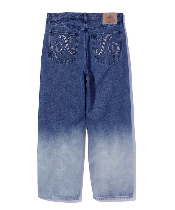 XLARGE �������ȥ�顼�� FADED DENIM PANTS