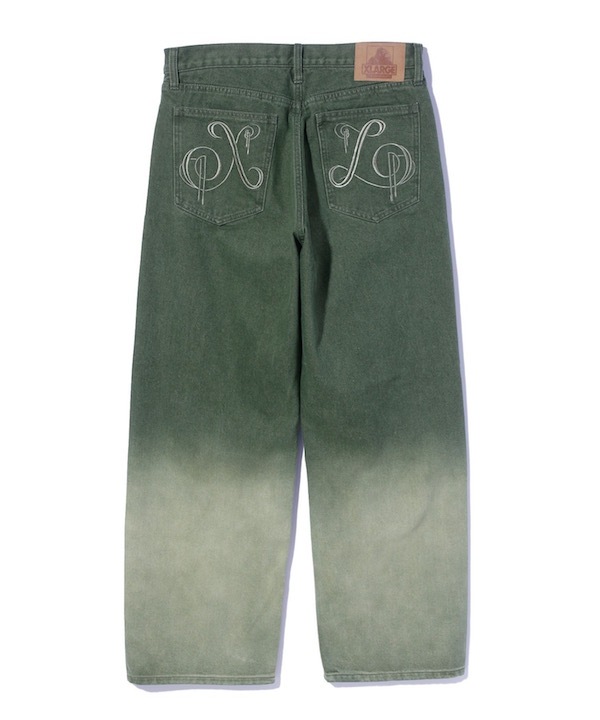 XLARGE �������ȥ�顼�� FADED DENIM PANTS