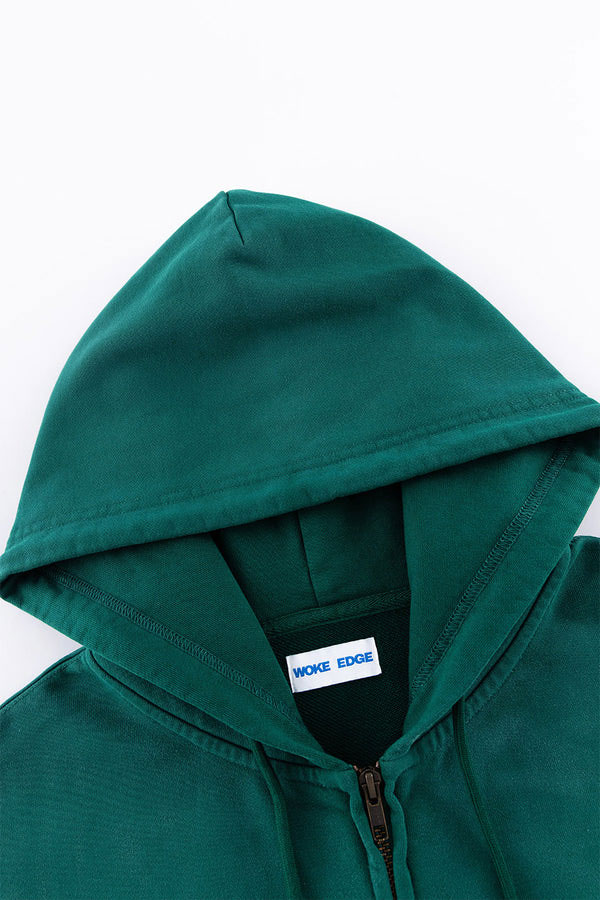 WOKE EDGE �����������å� I Luv I Jah Zip Hoodie