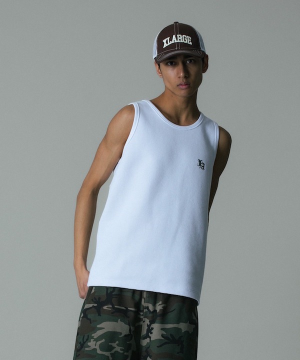 XLARGE �������ȥ�顼�� OLD ENGLISH WAFFLE TANK TOP