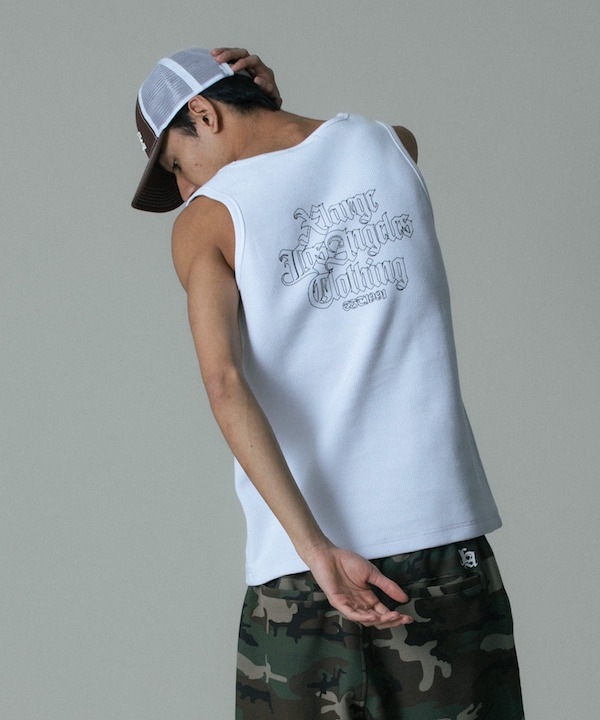 XLARGE �������ȥ�顼�� OLD ENGLISH WAFFLE TANK TOP