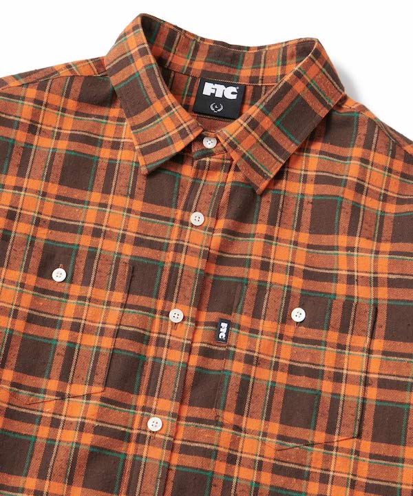 FTC եƥ BRUSHED PLAID NEL SHIRT