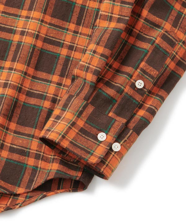 FTC եƥ BRUSHED PLAID NEL SHIRT