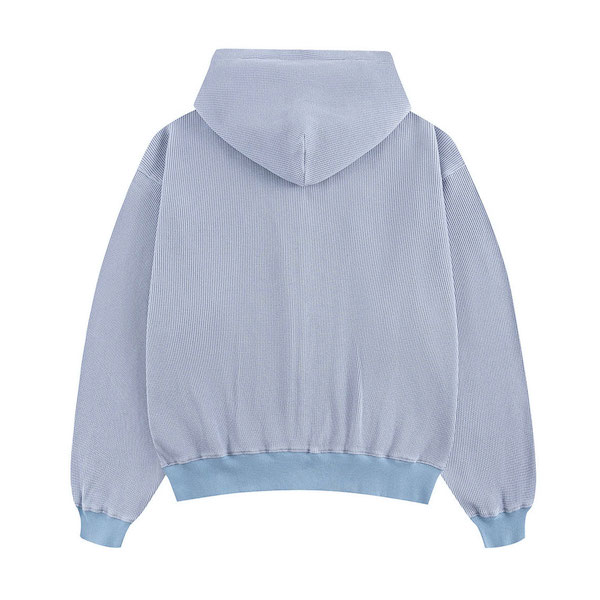 WOKE EDGE ウォークエッジ Washed Thermal Zip Hoodie | WOKE EDGE