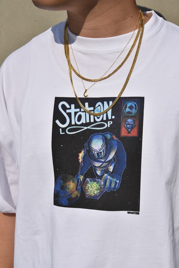 WHATZIS ��åȥ��� YOUBOB Station Loop Tee