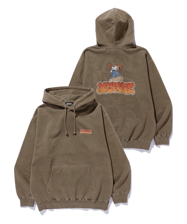 XLARGE �������ȥ�顼�� PIGMENT SKATE KID HOODED SWT