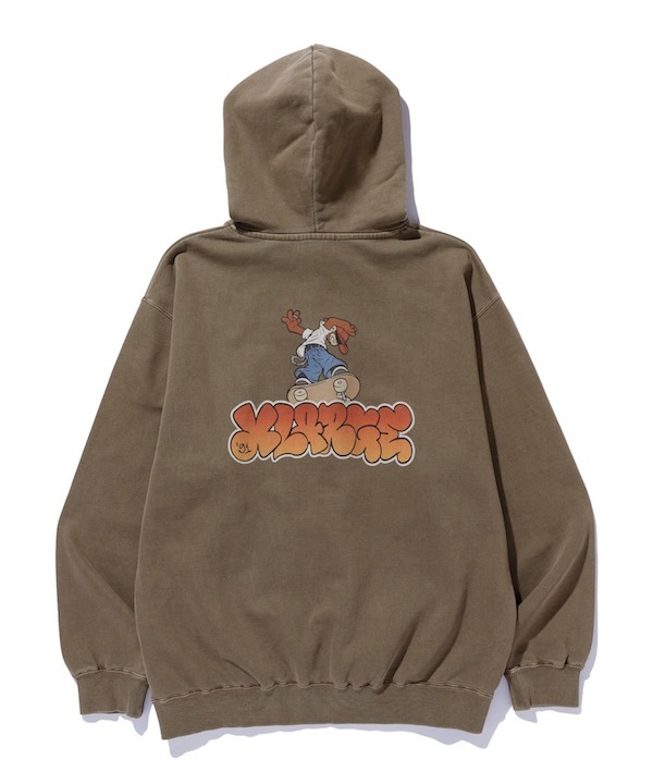 XLARGE �������ȥ�顼�� PIGMENT SKATE KID HOODED SWT