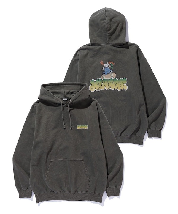 XLARGE �������ȥ�顼�� PIGMENT SKATE KID HOODED SWT