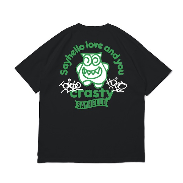 SAYHELLO �����ϥ��� Crasty On Logo S/S Tee