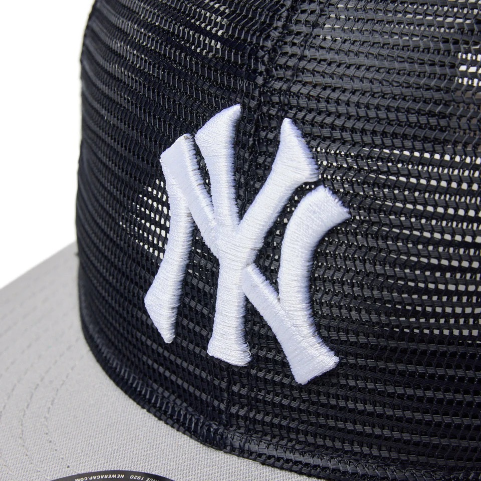 NEW ERA ˥塼 9FIFTY Trucker MLB All Mesh Newyork Yankees Cooperstown Navy/Grey Visor