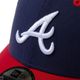 NEW ERA ˥塼 9FORTY 2-Tone Woven Label Atlanta Braves Navy/Scarlet Visor