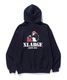XLARGE �������ȥ�顼�� CRATE DIGGER ZIP HOODED SWT